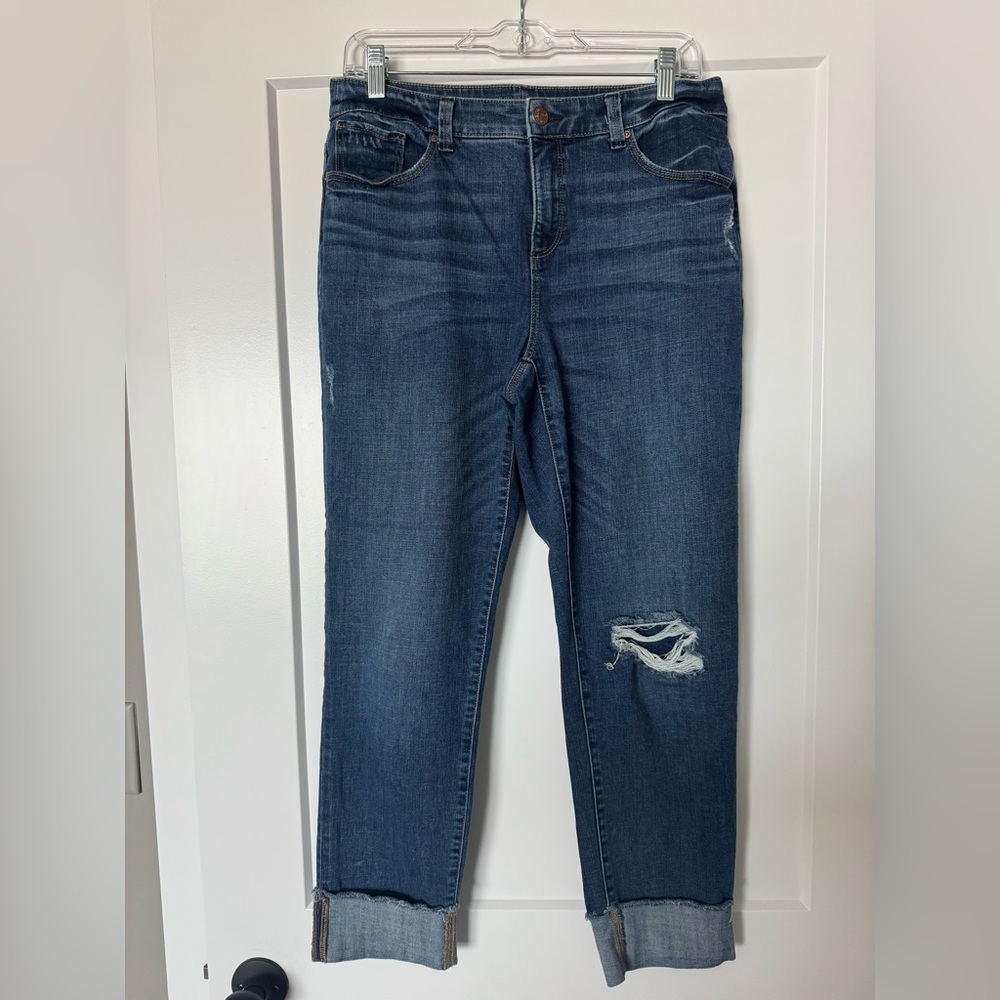 Chico’s So Slimming Girlfriend Ankle Jeans - 0.5